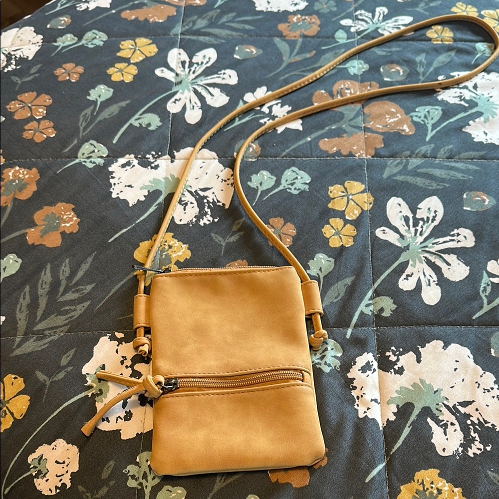 Tan Colored Crossbody Bag